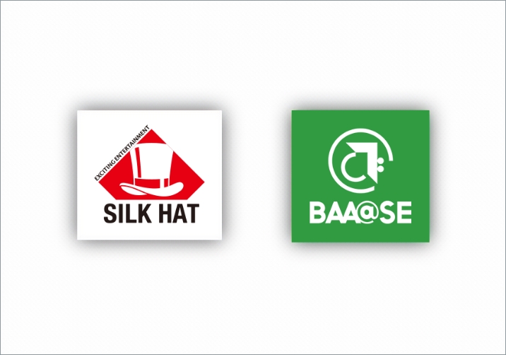 「SILK HAT」と「BAA@SE」のロゴ